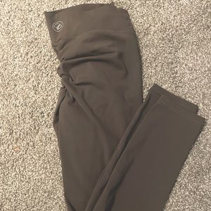 Size small mocha color Celestial Bodiez Collective leggings (slight scrunch).